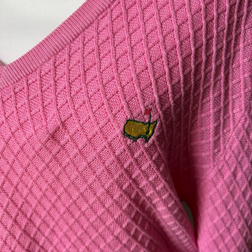 Magnolia Lane Augusta Masters Tournament Pink Oversized Sweater XL - Picture 4 of 6